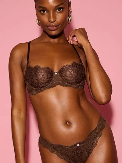 Victoria's Secret Dream Angels Wicked Unlined Lace Balconette Bra In Multi