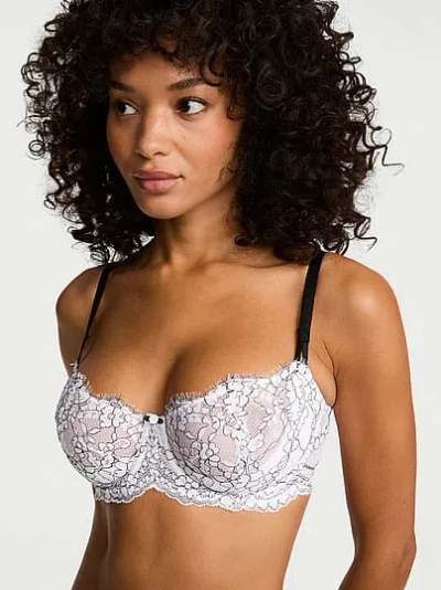 Victoria's Secret Dream Angels Wicked Unlined Lace Balconette Bra In Multicolored