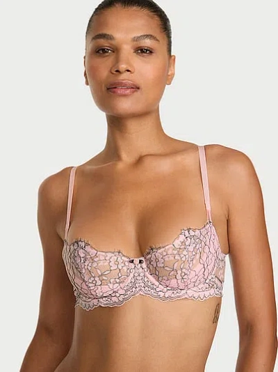 Victoria's Secret Dream Angels Wicked Unlined Lace Balconette Bra In Multicolored