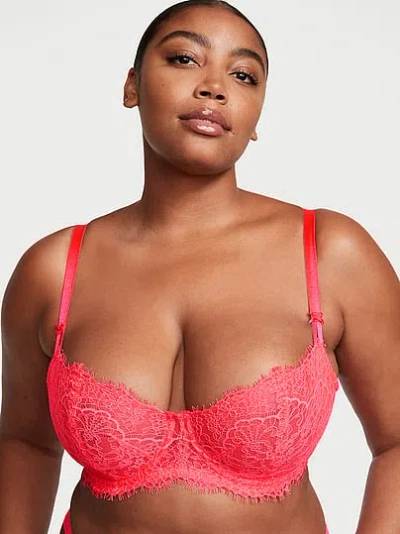 Victoria's Secret Dream Angels Wicked Unlined Lace Balconette Bra In Multi