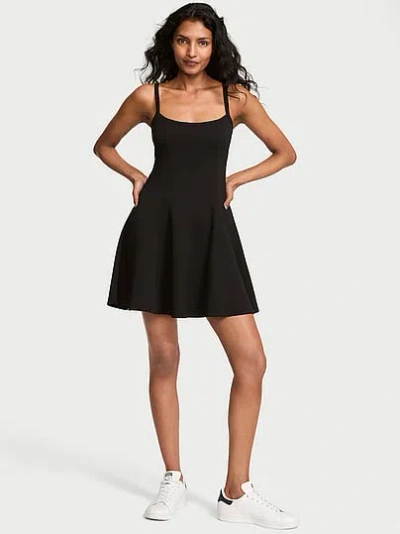 Victoria's Secret Featherweight Knit Flare Dress In Black