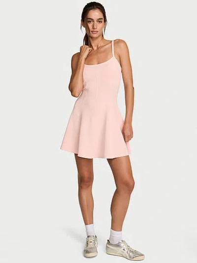 Victoria's Secret Featherweight Knit Flare Dress In Pink