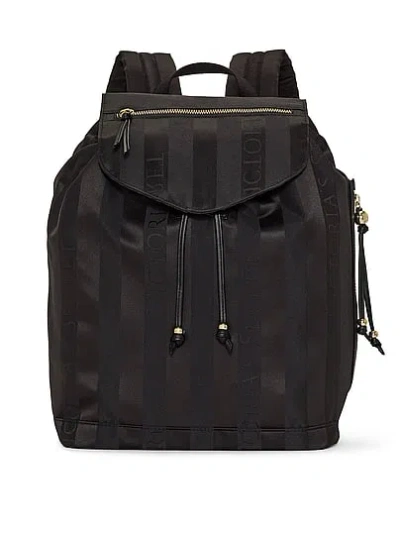 Victoria's Secret Flap Backpack In Black