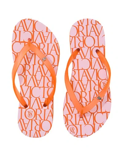 Victoria's Secret Flip Flops In Orange