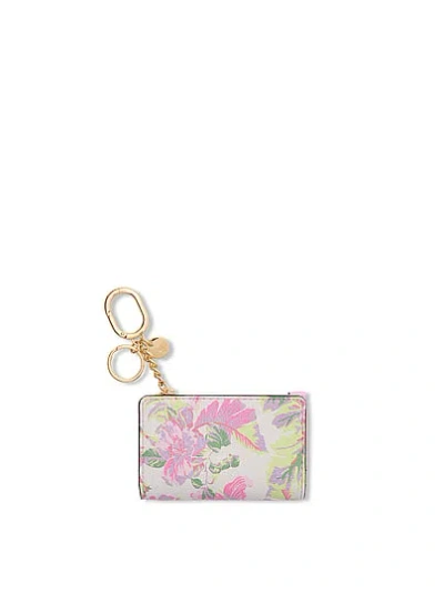 Victoria's Secret Foldover Card Case Keychain In Pink