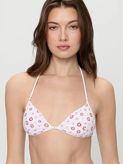 Victoria's Secret Frankies Bikinis Amore Reversible Bikini Top In White