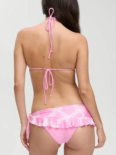 Victoria's Secret Frankies Bikinis Farah Satin Bikini Bottom In Pink