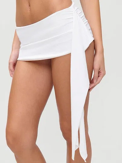 Victoria's Secret Frankies Bikinis Jennie X Nari Swim Bottom In White