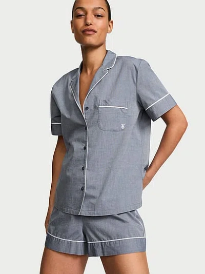 Victoria's Secret Heritage Cotton Short Pajama Set In Print