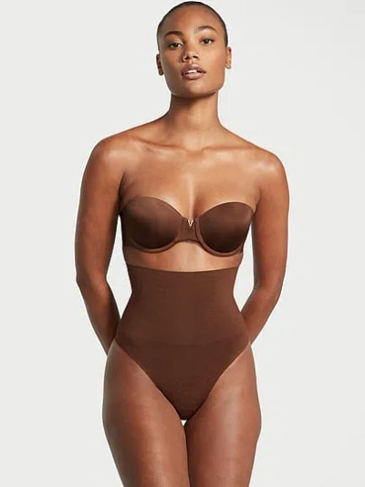 Victoria's Secret High-waist Seamless Thong Panty In Animal Print