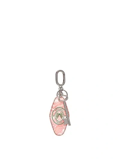 Victoria's Secret Hotel Bag Charm Keychain In Pink
