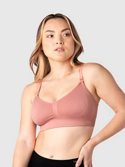 Victoria's Secret Hotmilk My Necessity 2.0 Flexfit Wirefree Nursing Bra In Pink