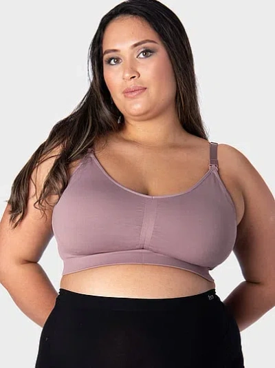 Victoria's Secret Hotmilk My Necessity 2.0 Flexfit Wirefree Nursing Bra In Purple