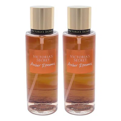 Victoria's Secret Victorias Secret K0002039 Amber Romance Fragrance Mist For Women - 8.4 oz - Pack Of 2 In White