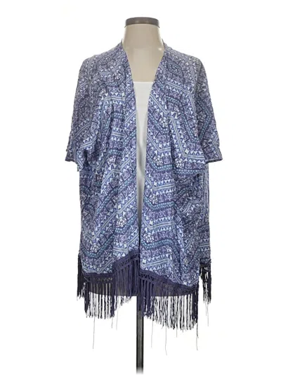 Pre-owned Victoria's Secret Kimono In Blue