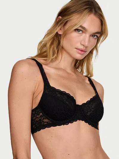 Victoria's Secret Lacie Unlined Balconette Bra In Black