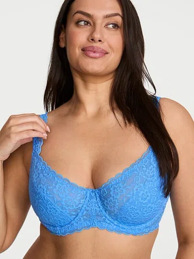 Victoria's Secret Lacie Unlined Balconette Bra In Blue
