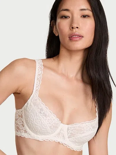 Victoria's Secret Lacie Unlined Balconette Bra In White