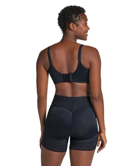 Victoria's Secret Leonisa Shapewear Firm Compression Mid-rise Butt Sculpting Shaper Shorts In Blue