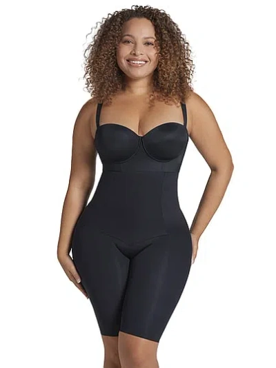 Victoria's Secret Leonisa Shapewear Moderate Compression Extra High-waisted Shaper Shorts In Blue
