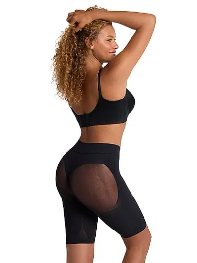 Victoria's Secret Leonisa Shapewear Well-rounded Invisible Butt Lifter Shaper Short In Black