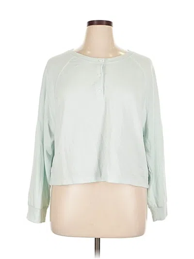 Pre-owned Victoria's Secret Long Sleeve Blouse In Green