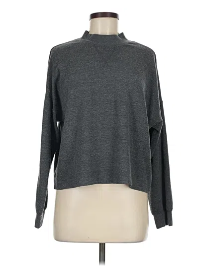 Pre-owned Victoria's Secret Long Sleeve Top Gray Turtleneck Tops