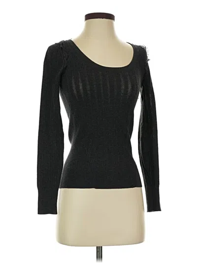 Pre-owned Victoria's Secret Long Sleeve T-shirt In Black