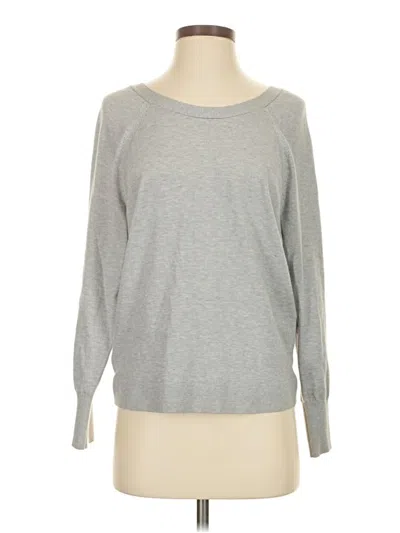Pre-owned Victoria's Secret Long Sleeve T-shirt In Gray