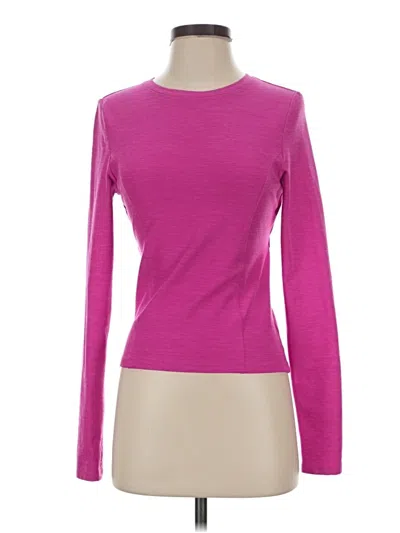 Pre-owned Victoria's Secret Long Sleeve T-shirt In Pink