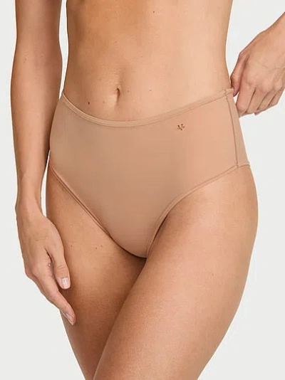 Victoria's Secret Love Cloud High-waist Cheeky Panty In Beige