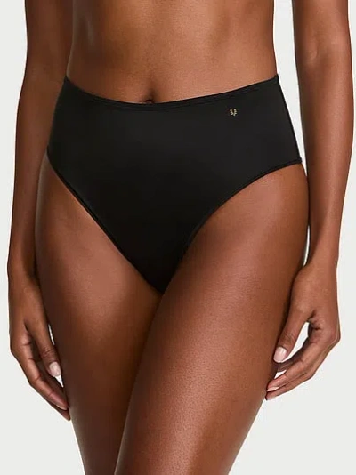 Victoria's Secret Love Cloud High-waist Cheeky Panty In Black