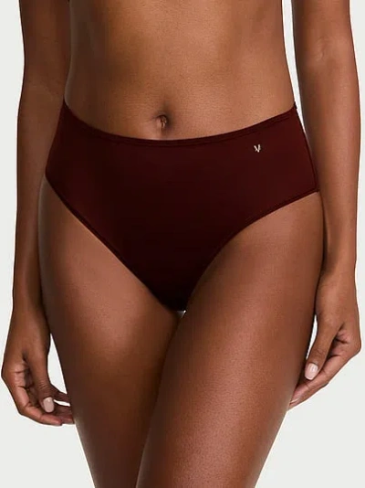 Victoria's Secret Love Cloud High-waist Cheeky Panty In Brown