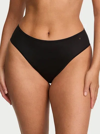 Victoria's Secret Love Cloud Mid-rise Bikini Panty In Black