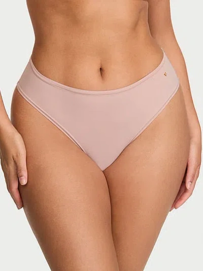 Victoria's Secret Love Cloud Mid-rise Thong Panty In Pink