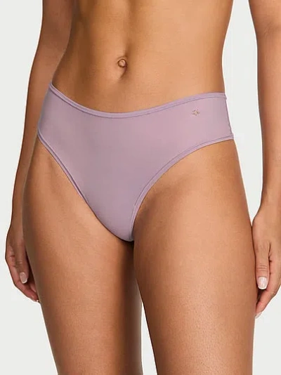 Victoria's Secret Love Cloud Mid-rise Thong Panty In Pink