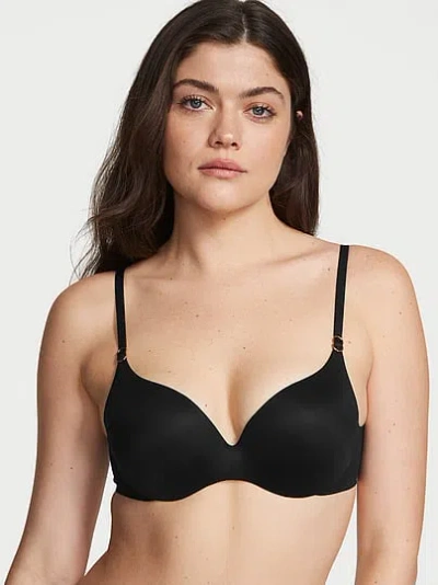 Victoria's Secret Love Cloud Perfect Shape Incredible Push-up Bra In Black