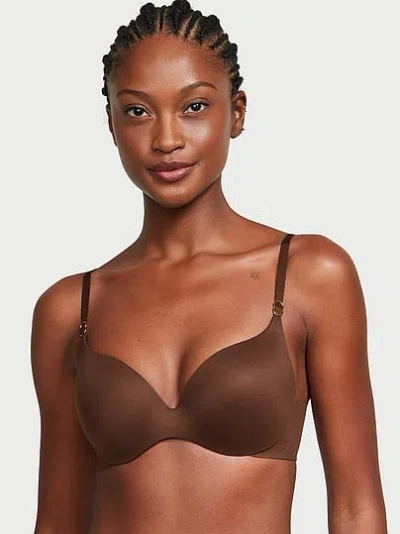 Victoria's Secret Love Cloud Perfect Shape Incredible Push-up Bra In Brown