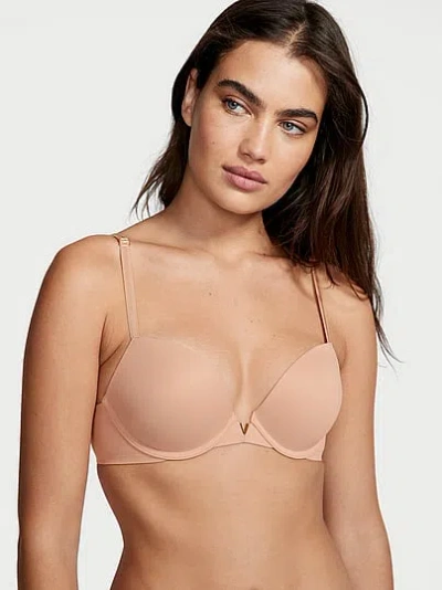 Victoria's Secret Love Cloud Push-up Plunge Bra In Nude