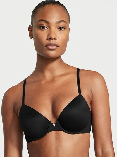 Victoria's Secret Love Cloud Smooth Lightly Lined Full-coverage Bra In Black