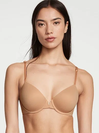 Victoria's Secret Love Cloud Smooth Lightly Lined Full-coverage Bra In Neutral