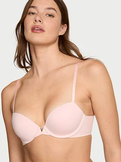 Victoria's Secret Love Cloud Smooth Lightly Lined Plunge Demi Bra In Purple
