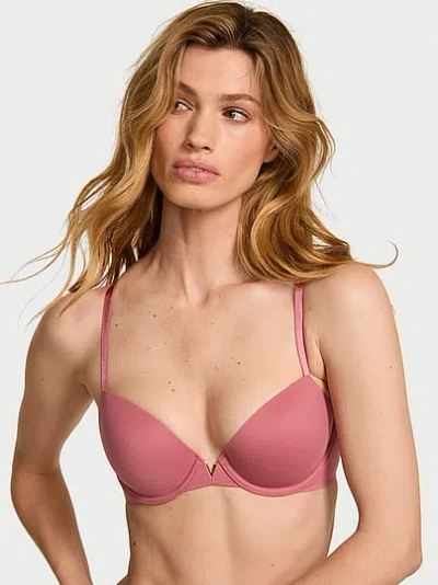 Victoria's Secret Love Cloud Smooth Lightly Lined Plunge Demi Bra In Pattern