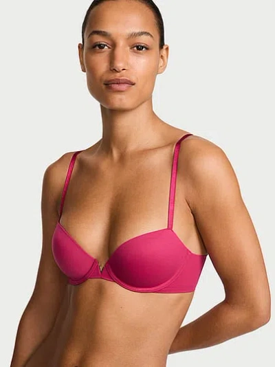 Victoria's Secret Love Cloud Smooth Lightly Lined Plunge Demi Bra In Multi