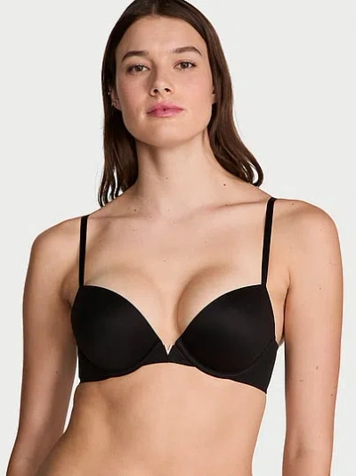 Victoria's Secret Love Cloud Smooth Push-up Bra In Black