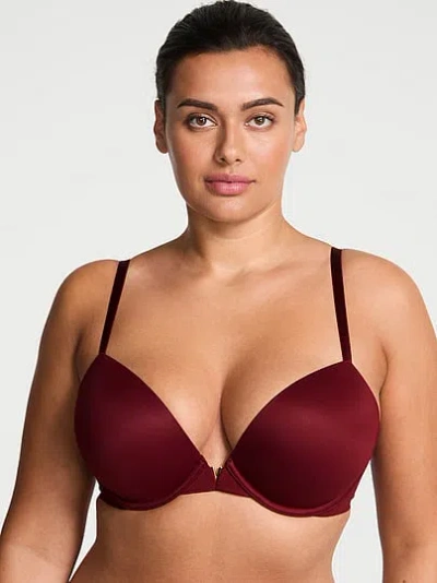 Victoria's Secret Love Cloud Smooth Push-up Bra In Red