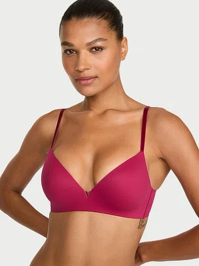 Victoria's Secret Love Cloud Wireless Push-up Bra In Pink