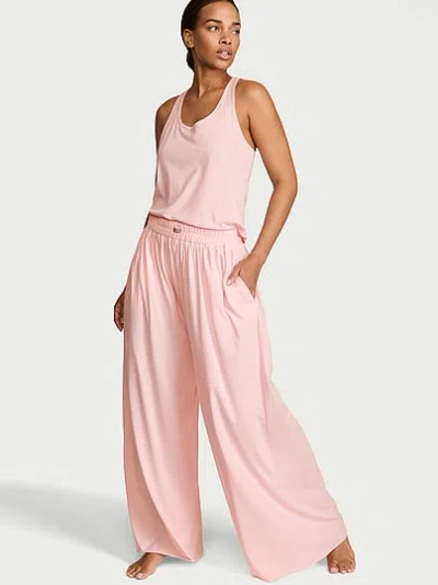 Victoria's Secret Lunya Organic Pima Wide-leg Pant In Pink