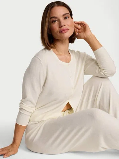 Victoria's Secret Luxe Knit Cardigangan In Neutral