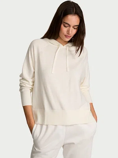 Victoria's Secret Luxe Knit Hoodie In Neutral